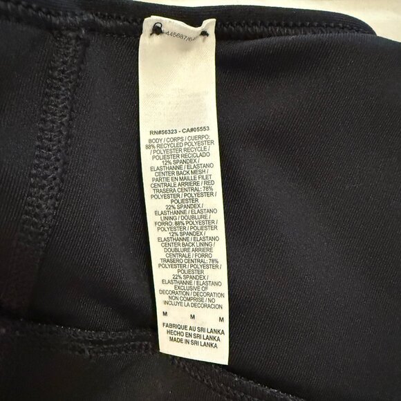 Nike Just Do It Cross Back Sports Bra Black Size Medium - Picture 5 of 6